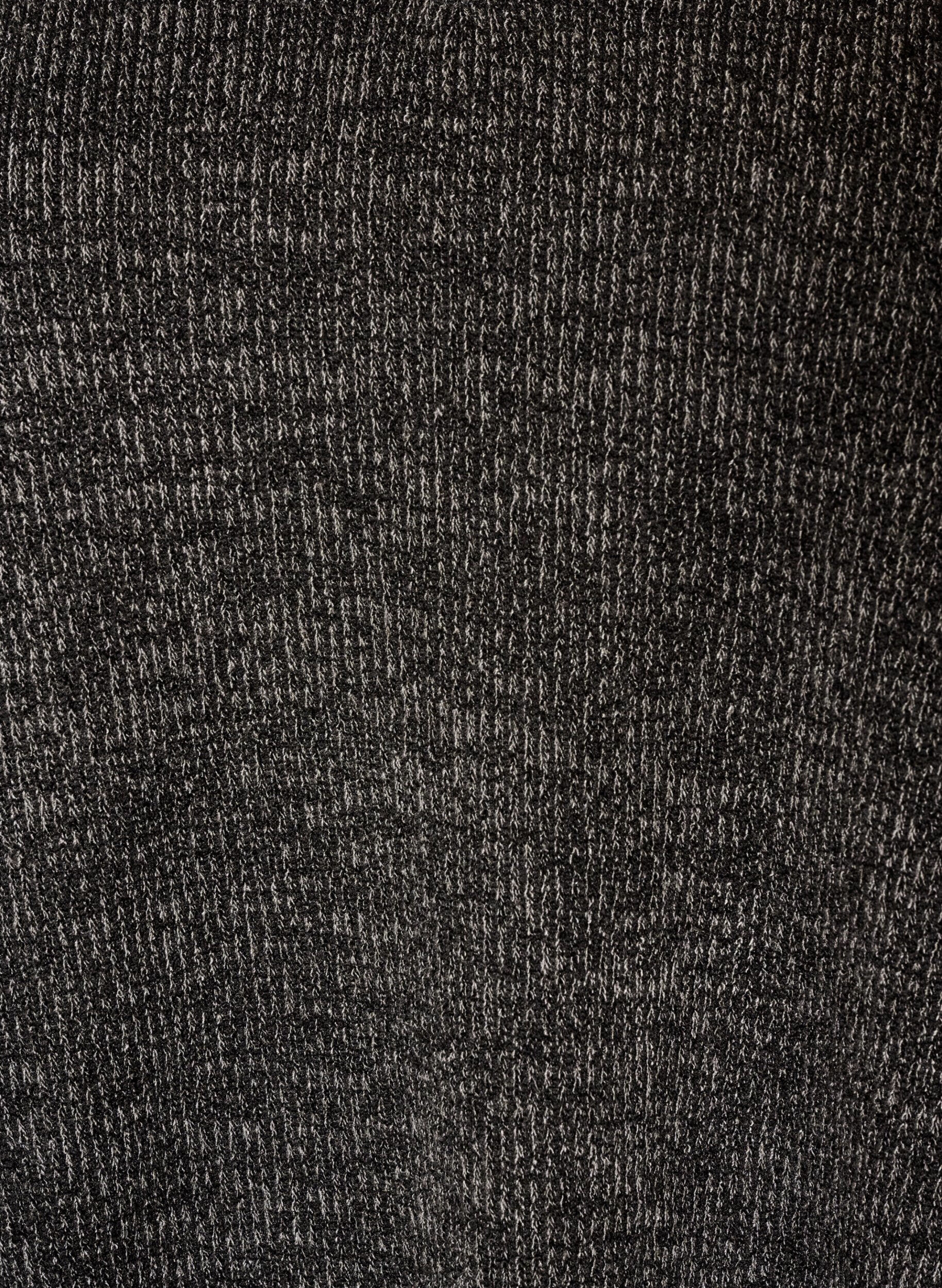 ZizziJersey blouse met V-hals en lange mouwen, Zwart, Packshot image number 2