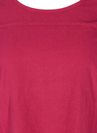 Robe en coton à manches courtes, Sangria, Packshot image number 2