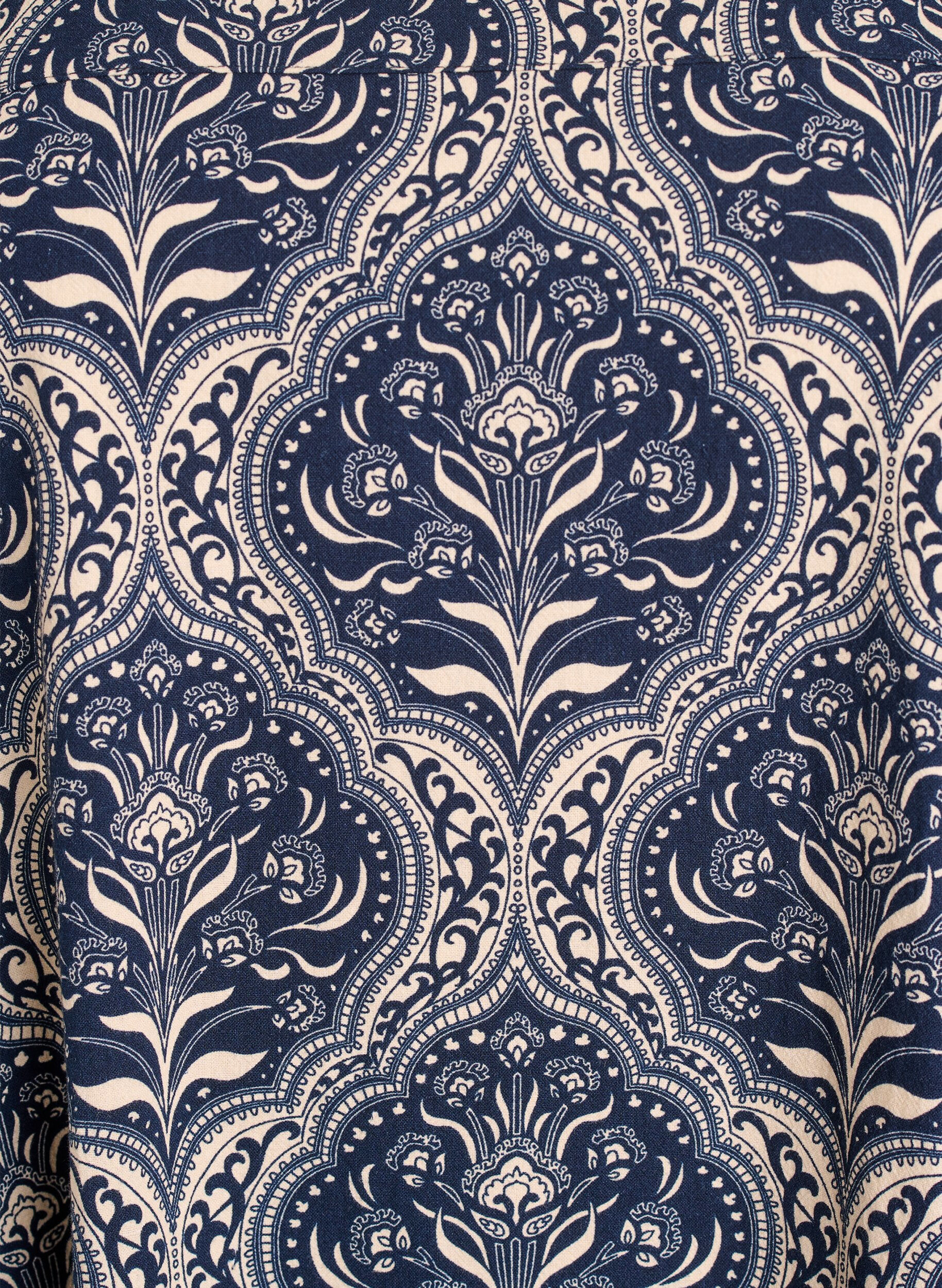 ZizziRobe en coton &agrave; manches courtes avec imprim&eacute;, Bleu, Packshot image number 2