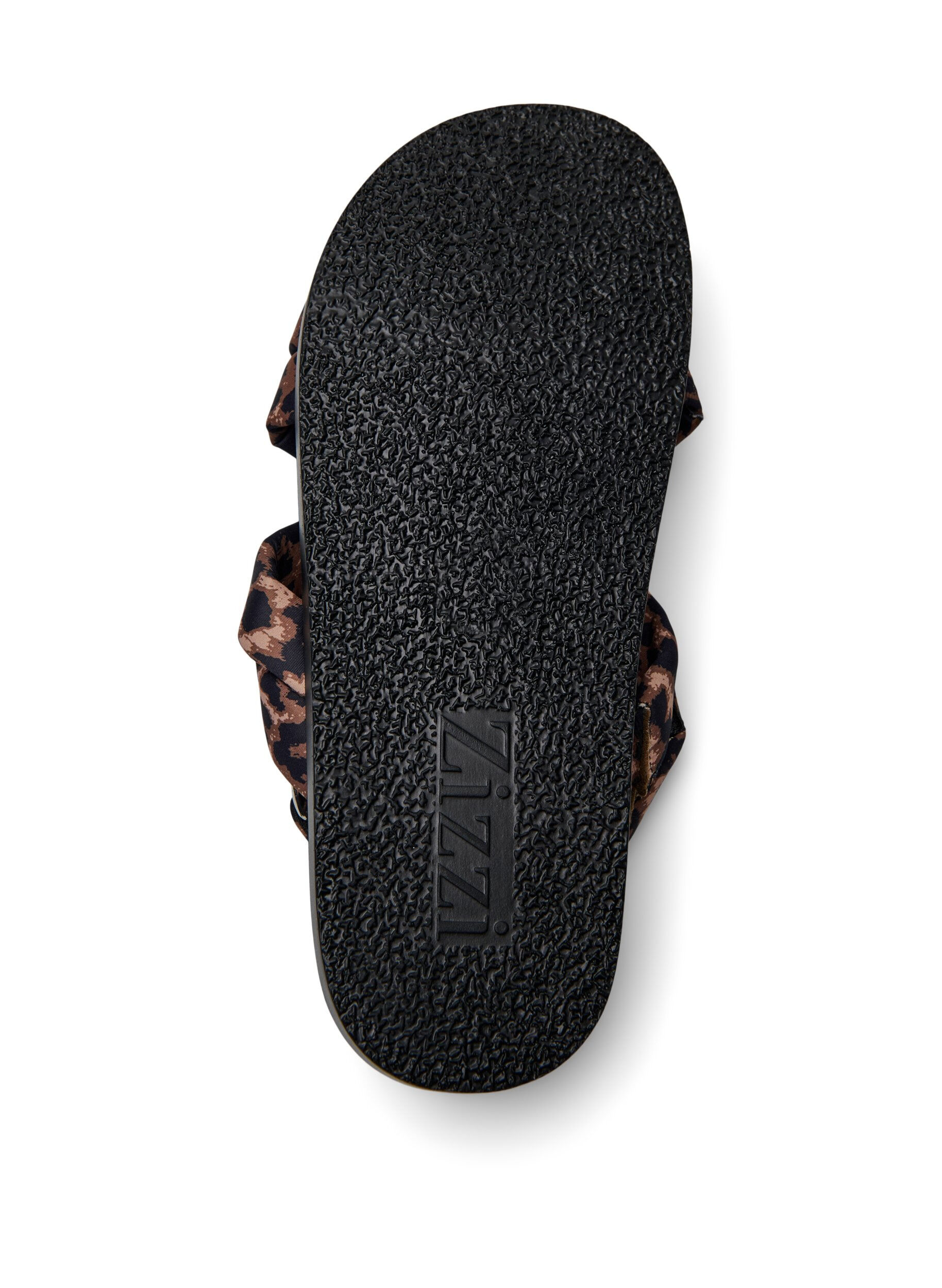ZizziWide fit - Sandal met knoopdetail, Bruin, Packshot image number 4