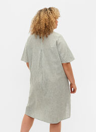 Chemise longue à manches courtes, Black Forest Stripe, Model