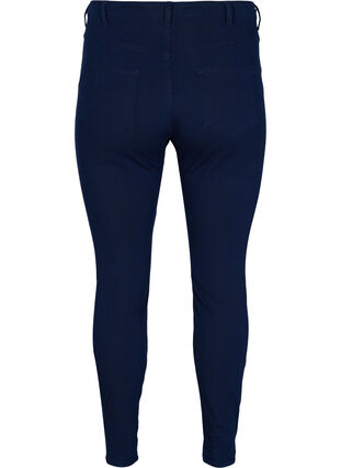Jean Amy taille haute avec 4-way stretch, Dark blue, Packshot image number 1