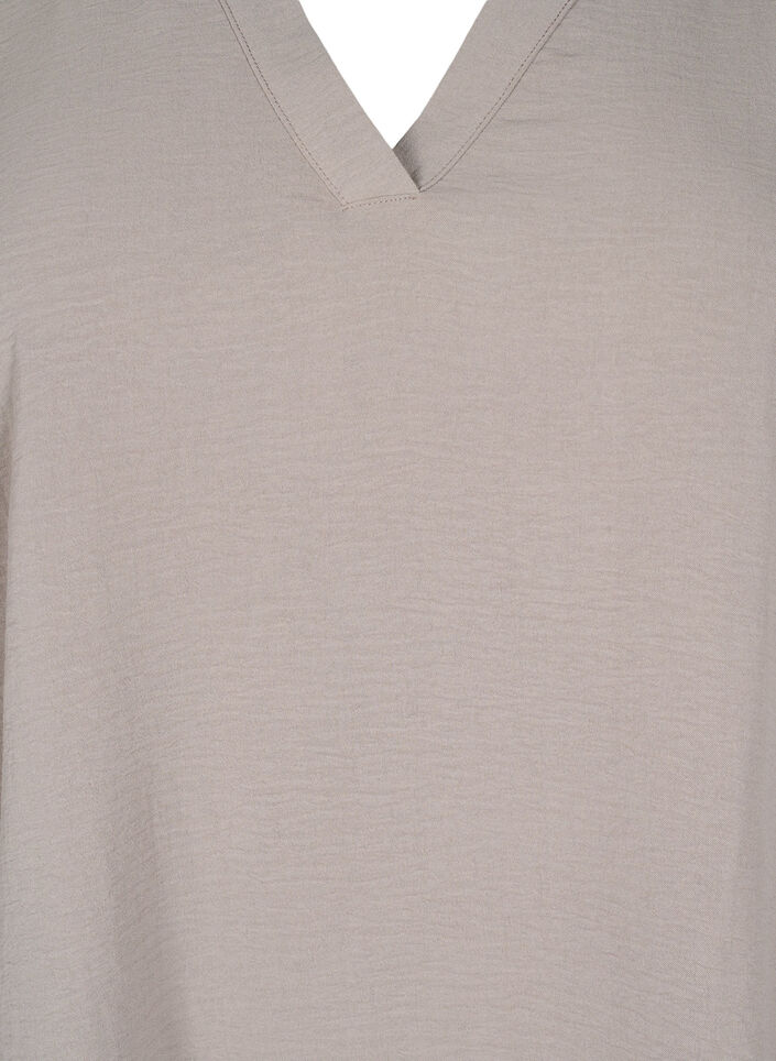 Chemisier &agrave; manches 3/4, Beige, Packshot image number 2