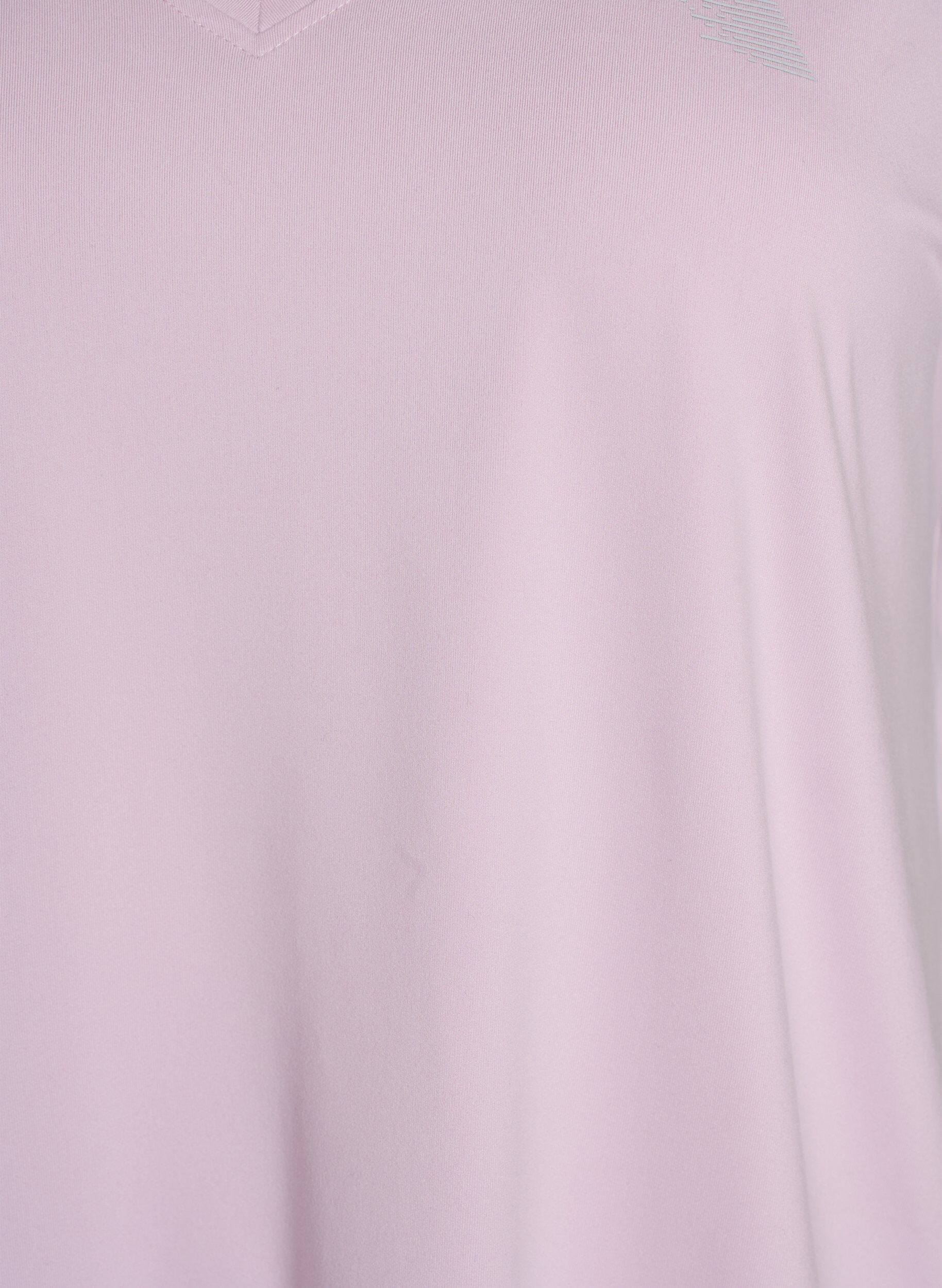 ZizziLosvallend trainings-T-shirt met V-hals, Paars, Packshot image number 2