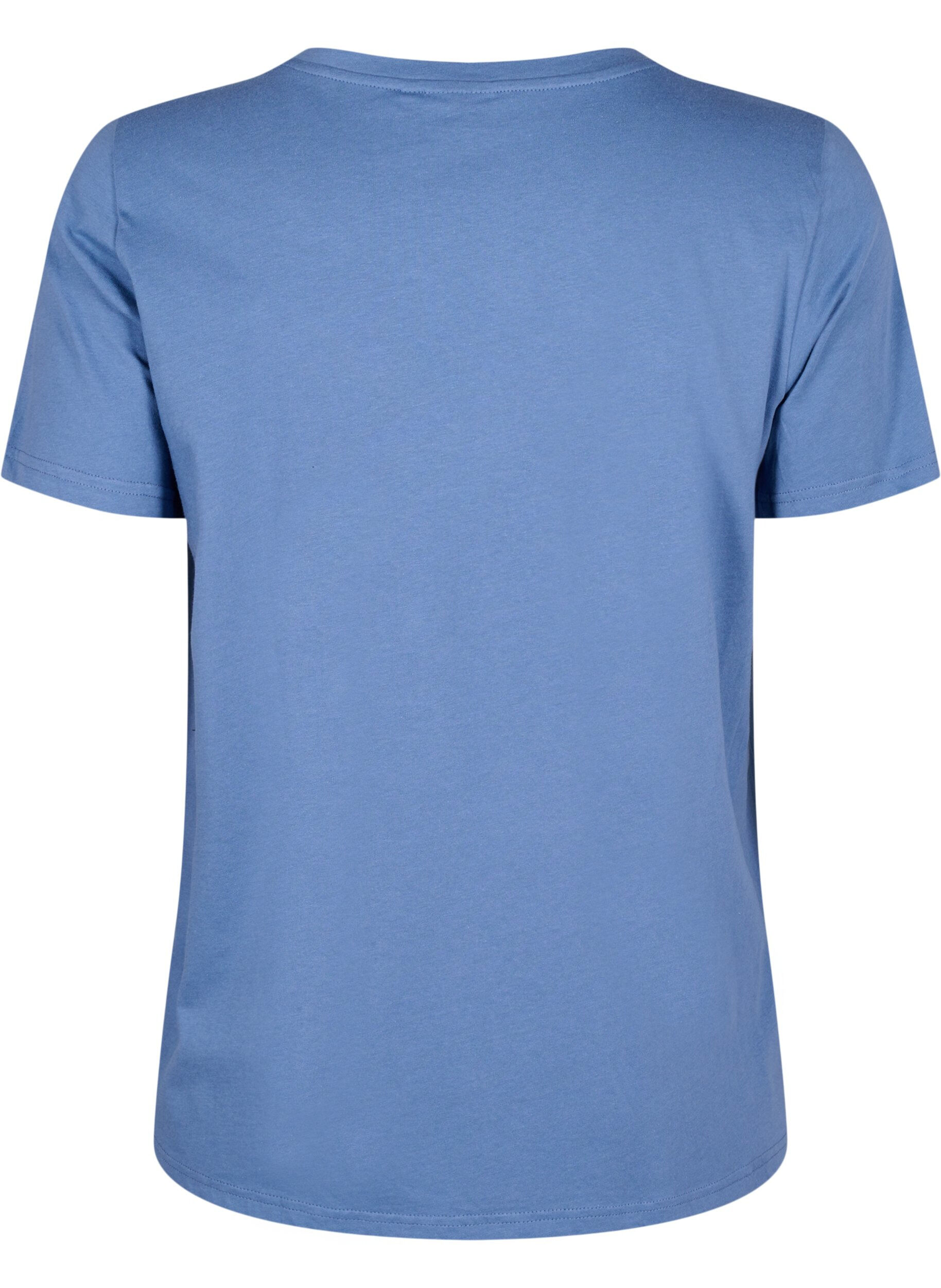 ZizziT-shirt met tekstmotief, Moonlight B. W.Navy, Packshot image number 1