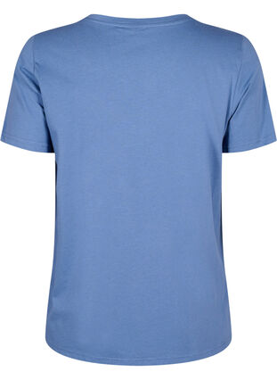 T-shirt met tekstmotief, Moonlight B. W.Navy, Packshot image number 1