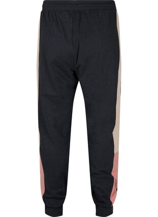 Pantalon de survêtement avec bandes latérales, DGM/Rose, Packshot image number 1