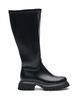 Botte haute en similicuir avec une semelle &eacute;paisse, Noir, Packshot image number 0