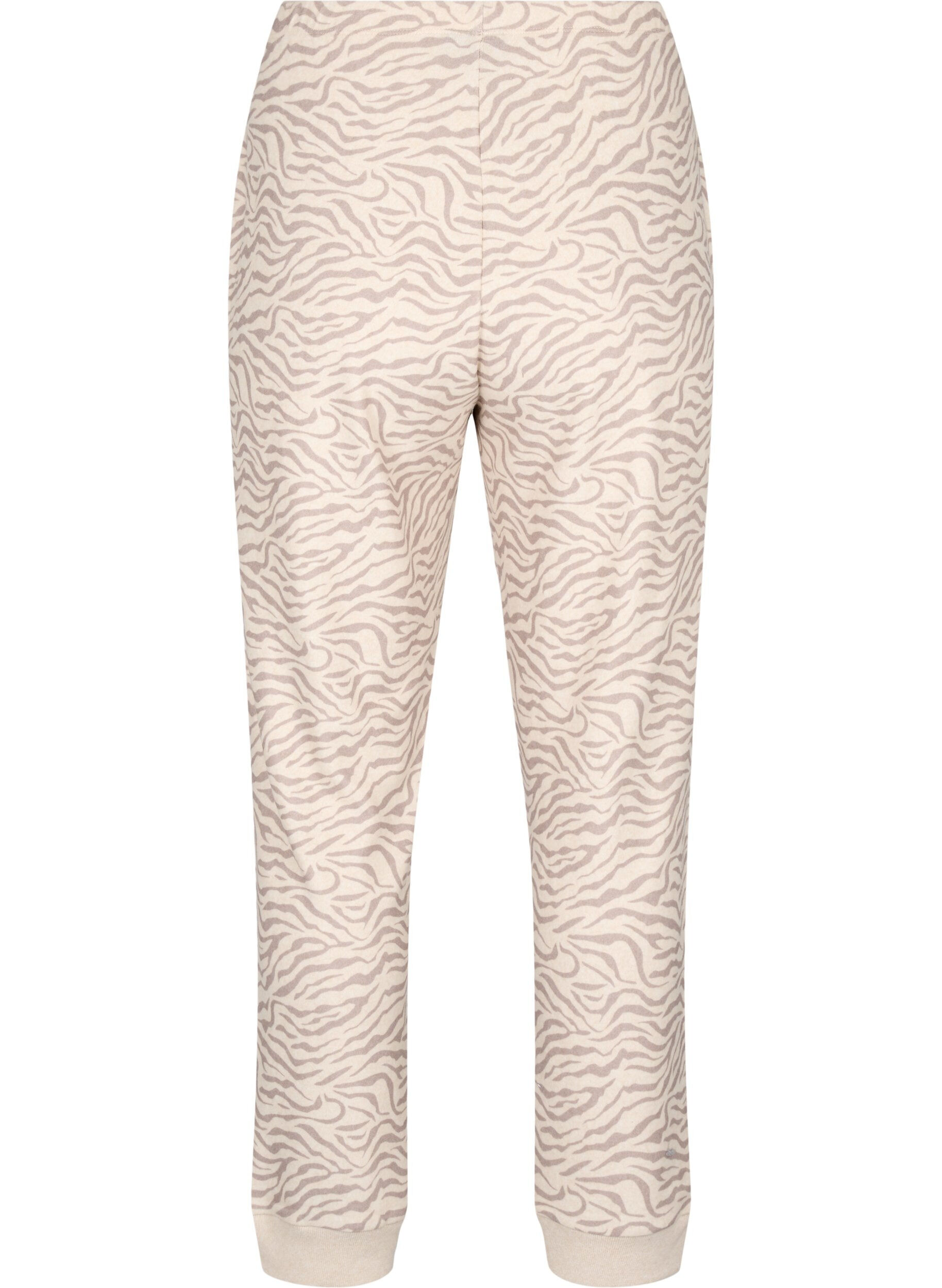 ZizziVelours broek met print, Pink Tint AOP, Packshot image number 1