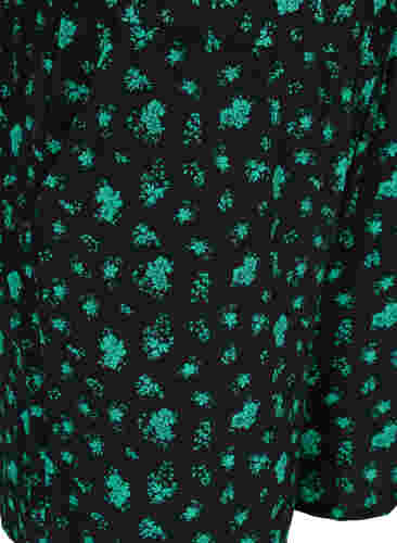 Shorts met print en zakken, Green Flower AOP, Packshot image number 2