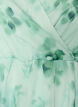 Chemise en mousseline &agrave; imprim&eacute; floral et manches courtes, Vert clair, Packshot image number 2