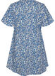 Robe courte en coton &agrave; imprim&eacute; floral, Bleu, Packshot image number 1