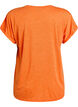 Losse workout T-shirt met korte mouwen, Oranje, Packshot image number 1