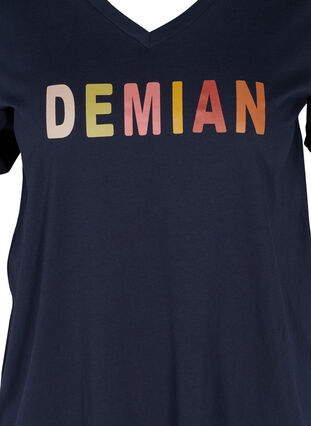 T-shirt met print, Night Sky DEMIAN, Packshot image number 2