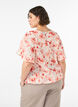 Blouse met ballonavorm en vleermuismouwen, Oranje, Model image number 1