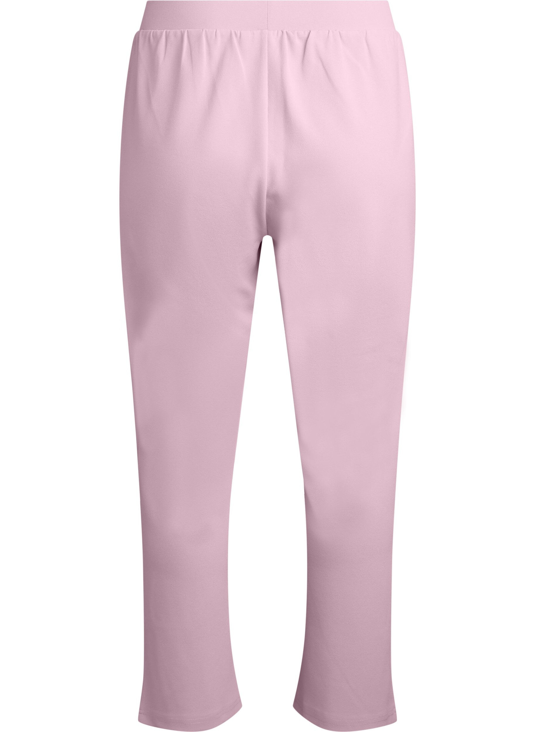 ZizziPantalon &agrave; coupe droite, Rose poudr&eacute;e, Packshot image number 1