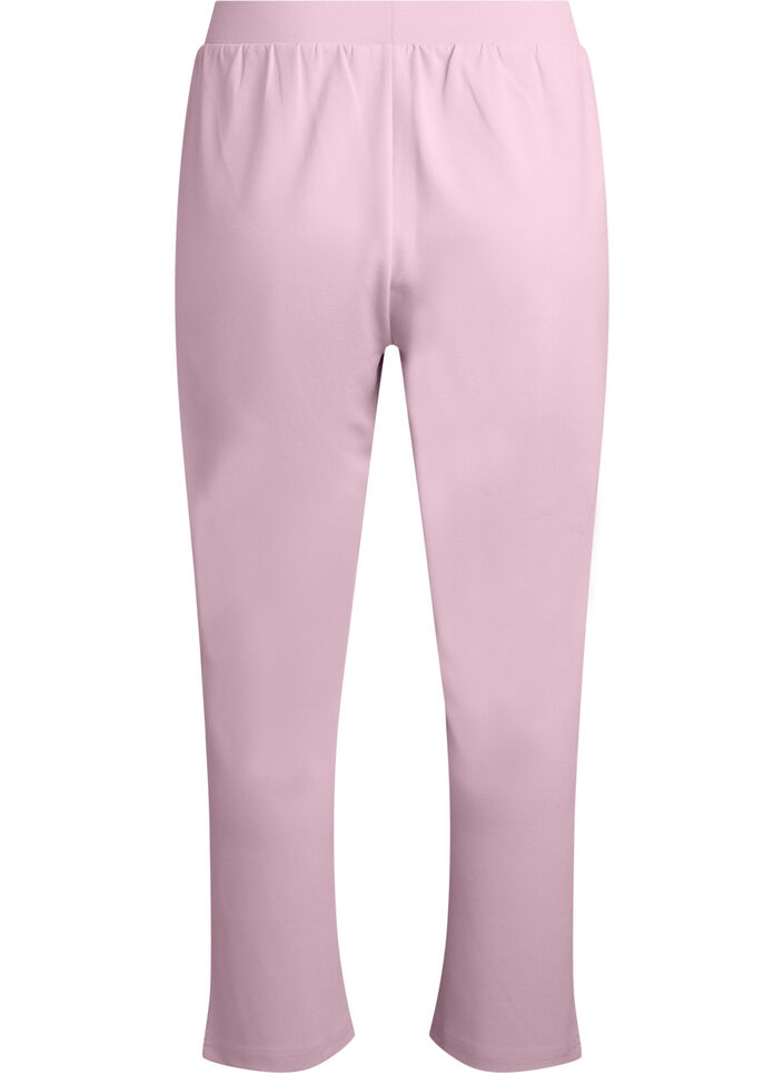 Pantalon &agrave; coupe droite, Rose poudr&eacute;e, Packshot image number 1