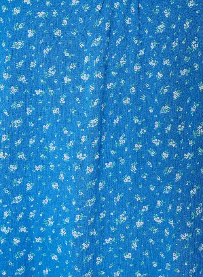 Strap top in viscose, Blauw, Packshot image number 2
