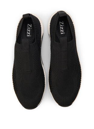 Slip-on sneaker met wijde pasvorm, Black, Packshot image number 2