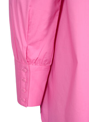 Blouse met lange mouwen en een hoge manchet, Aurora Pink, Packshot image number 2