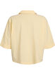 Blouse ample avec col et manches 1/2, Jaune clair, Packshot image number 1