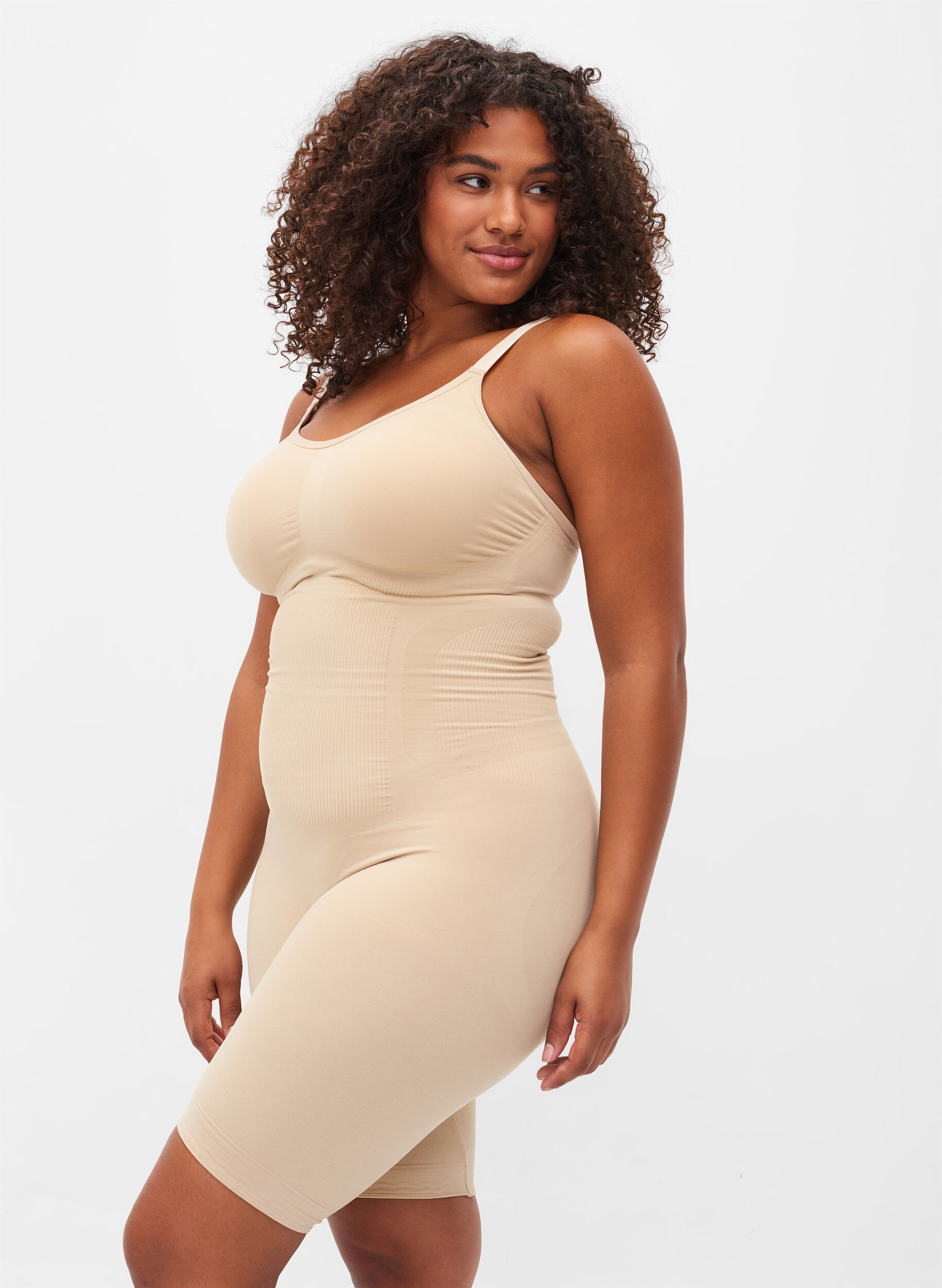Shapewear bodysuit, Beige, Model