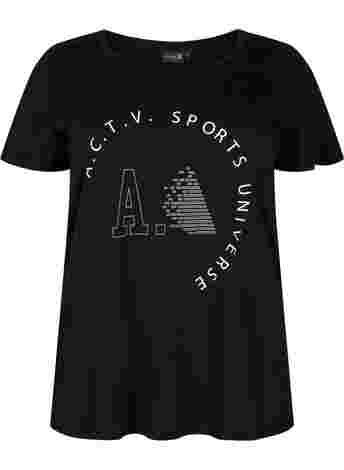 T-shirt de sport avec imprimé