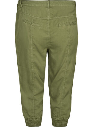 Pantalon 3/4 en lyocell, Ivy green, Packshot image number 1