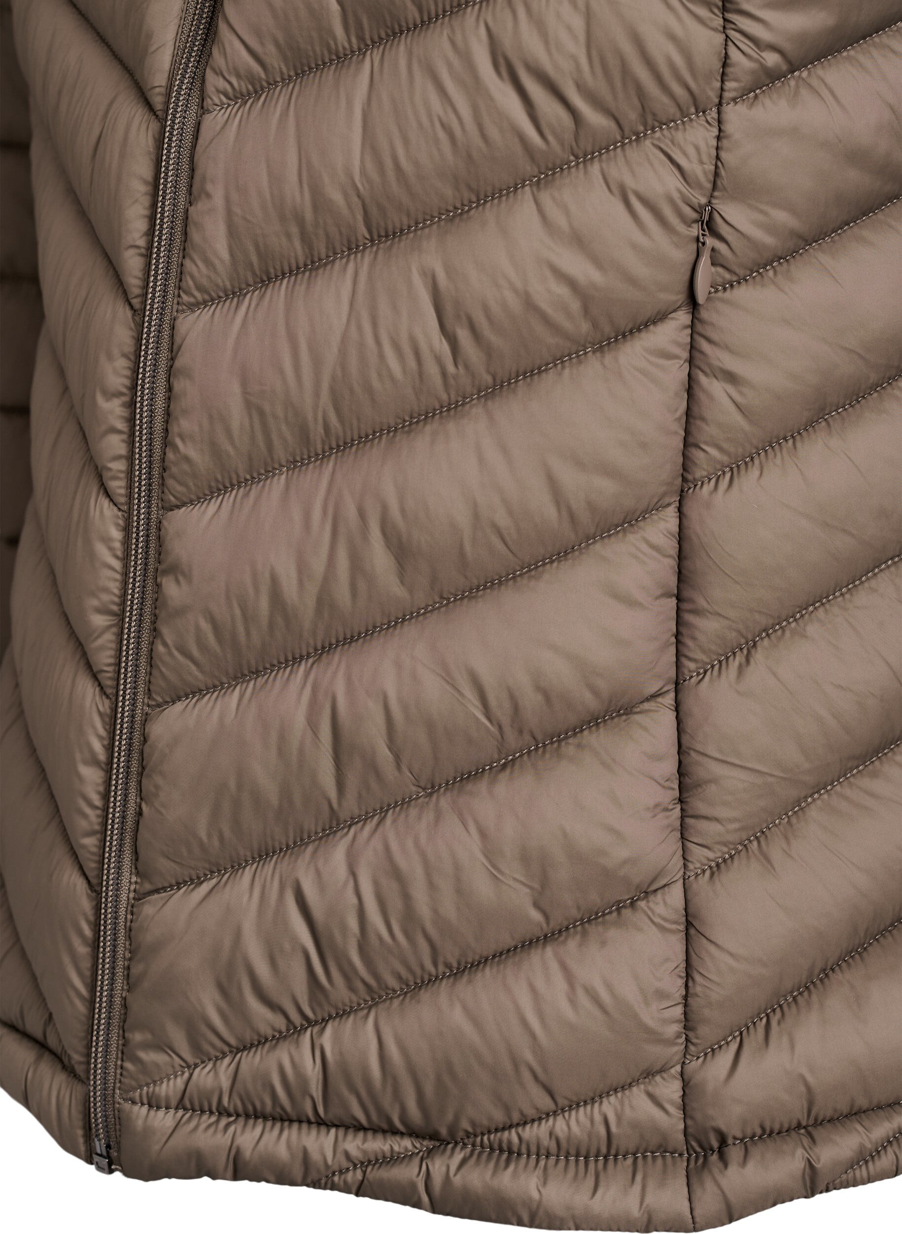 Zizzi Veste l&eacute;g&egrave;re avec poches, Marron, Packshot image number 3