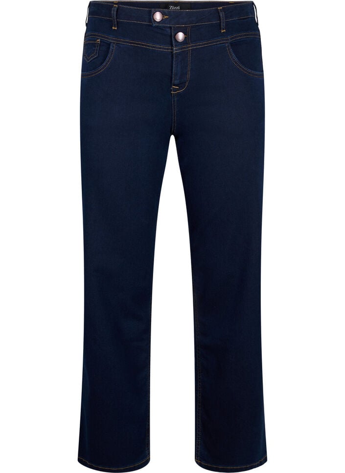 Regular fit Gemma jeans met hoge taille, Blauw, Packshot image number 0