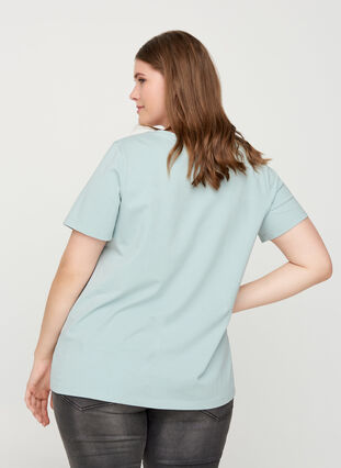T-shirt basique, Gray mist, Model image number 1