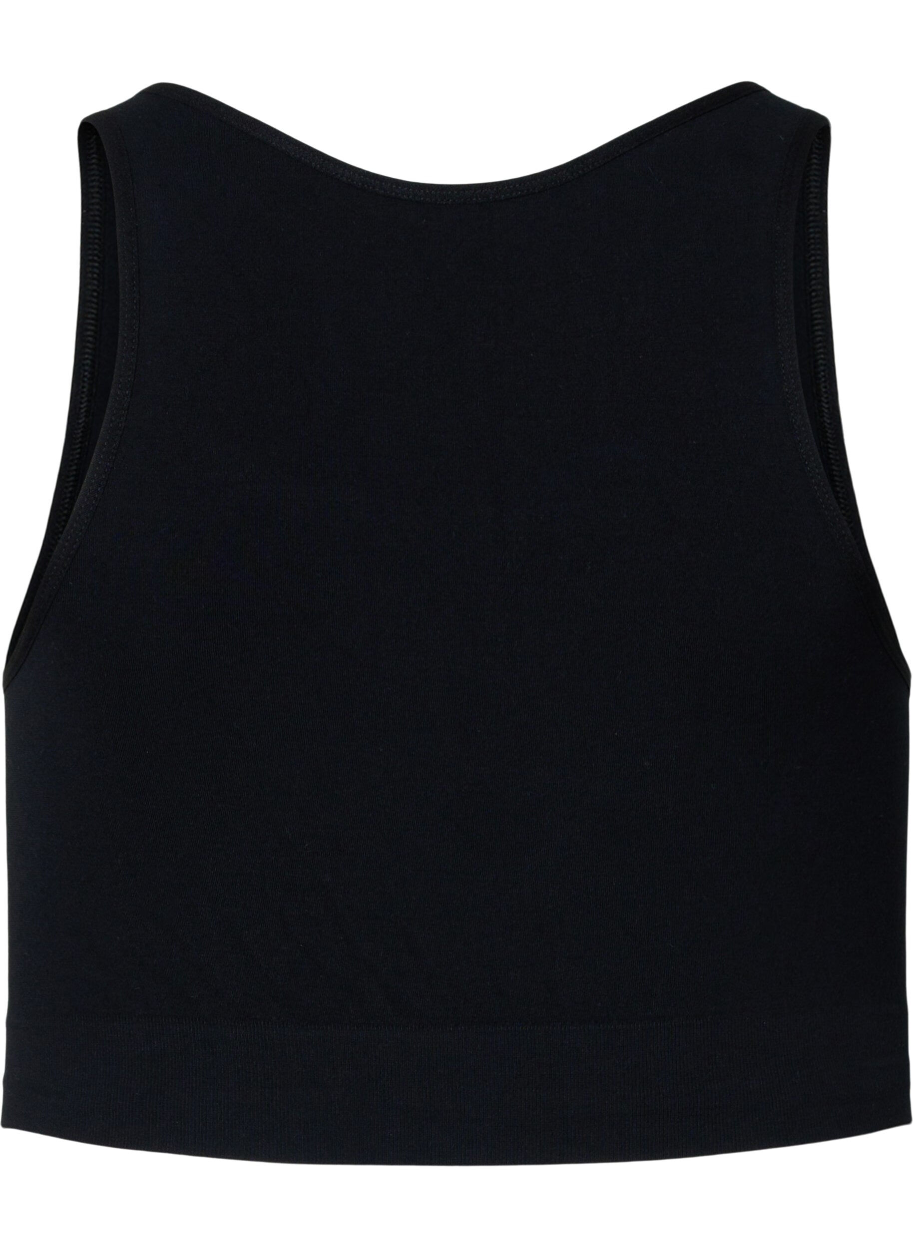 ZizziZachte beha met mesh, Black, Packshot image number 1