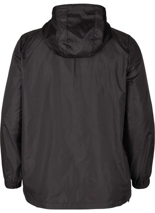 Veste de sport avec fermeture éclair et capuche, Black, Packshot image number 1