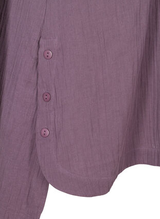 Tunique à manches courtes en coton, Vintage Violet, Packshot image number 3