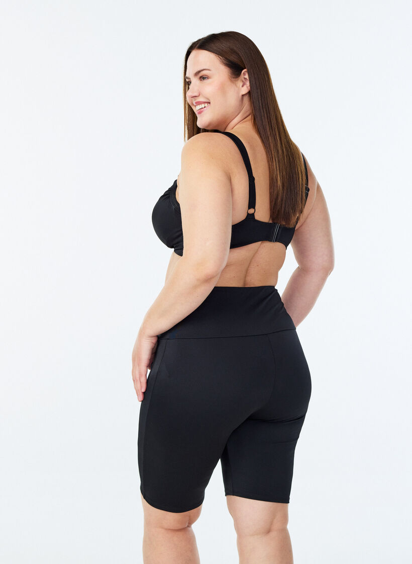 Lange zwembroek, Zwart, Model image number 2