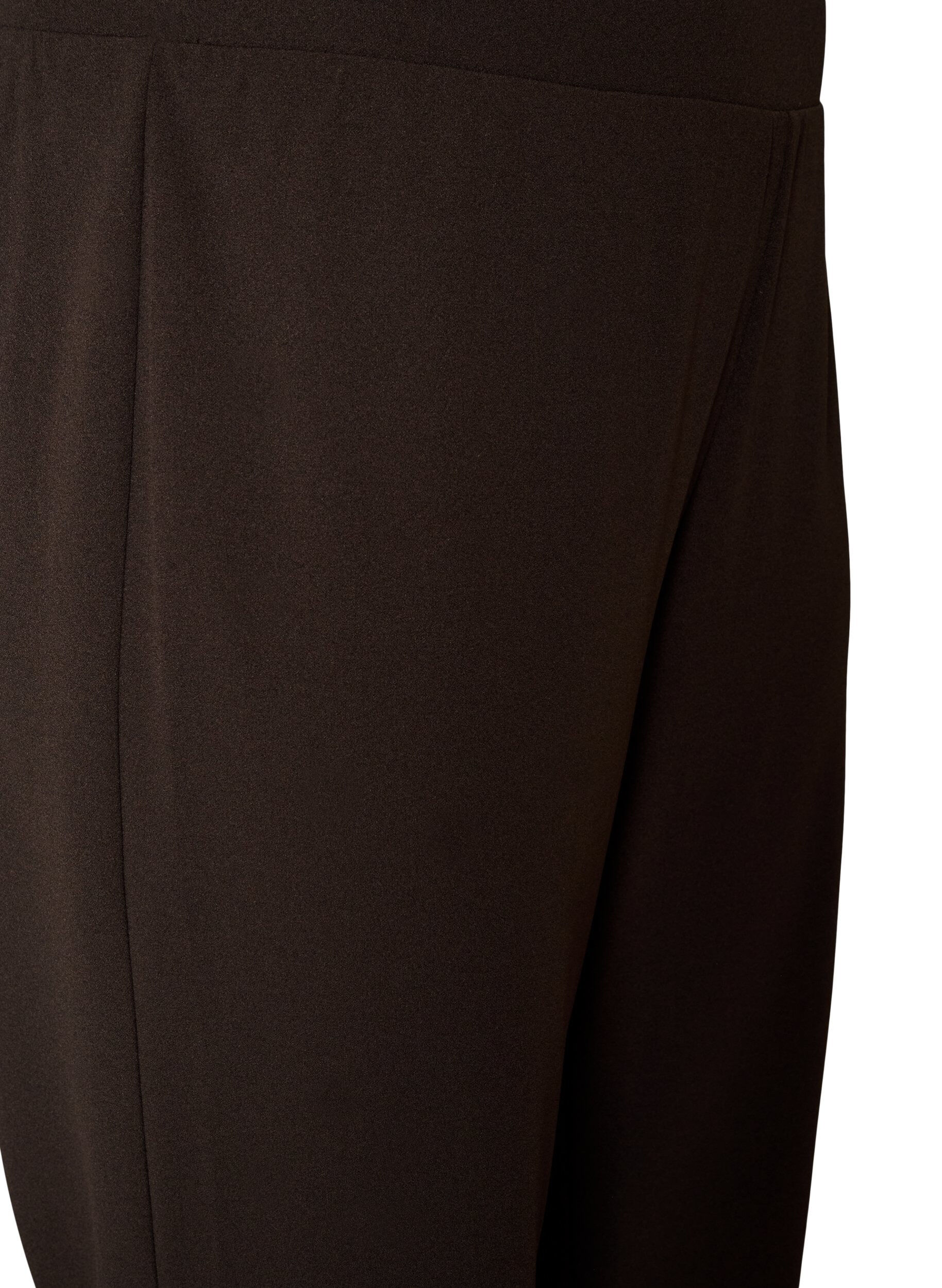 ZizziBroek met rechte pasvorm, Bruin, Packshot image number 2