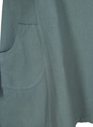 Robe à manches courtes en coton, Balsam Green, Packshot image number 3