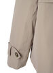 Korte trenchcoat met klassieke details, Grijs, Packshot image number 4