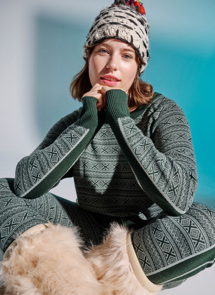 Sous-vêtements de ski en laine, Deep Lake Comb, Image