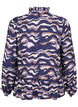 Blouse met print en een A-lijn vorm, Blauw, Packshot image number 1