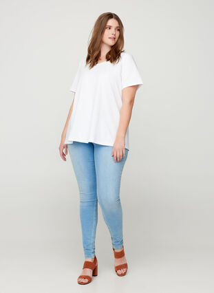 T-shirt basique, Bright White, Model image number 2