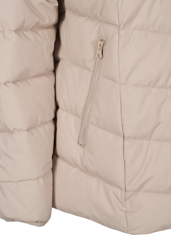 Veste courte &agrave; capuche, Beige, Packshot image number 3