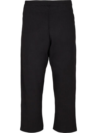 Pantalon ample en maille avec cordon de serrage, Black, Packshot image number 1