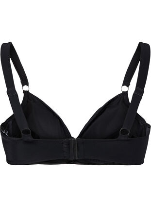 Soutien-gorge à armatures de bikini avec drapé, Black, Packshot image number 1