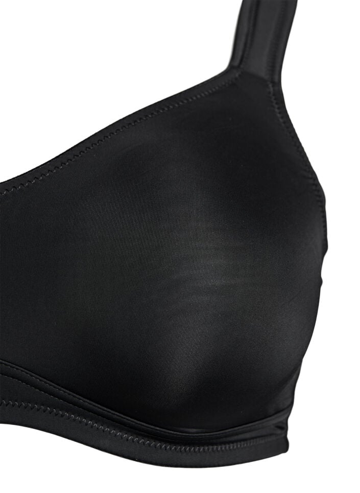 Soutien-gorge confort avec bretelles rembourr&eacute;es, Noir, Packshot