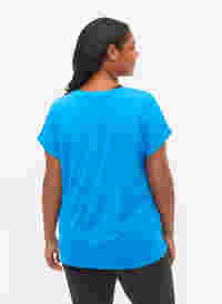 T-shirt d'entraînement à manches courtes, Brilliant Blue, Model
