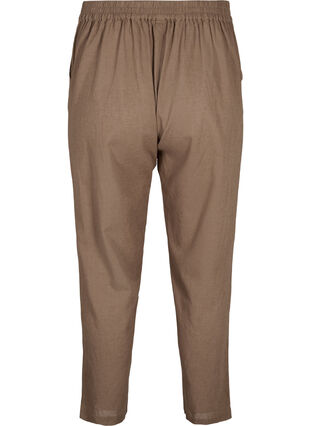 Pantalon ample en lin et coton mélangés, Cub, Packshot image number 1