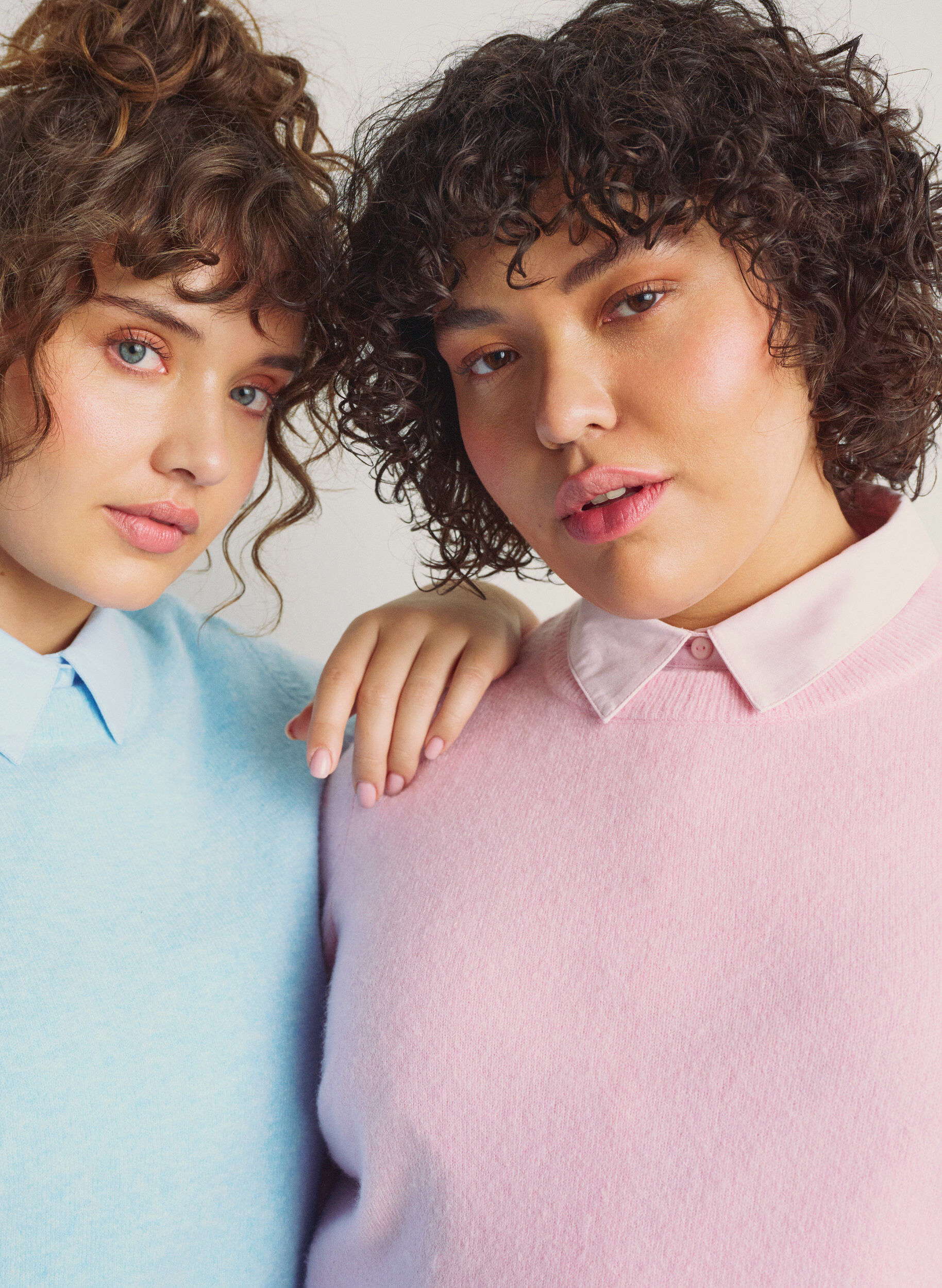 Blouse en maille avec manches courtes