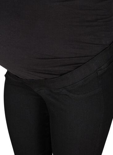 Jegging de grossesse avec poches arrière, Black, Packshot image number 2