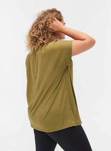 T-shirt basique, Olive Drab, Model image number 1